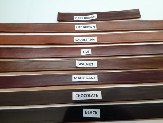 Hand Made Leather Belt - Brown Leather Belt