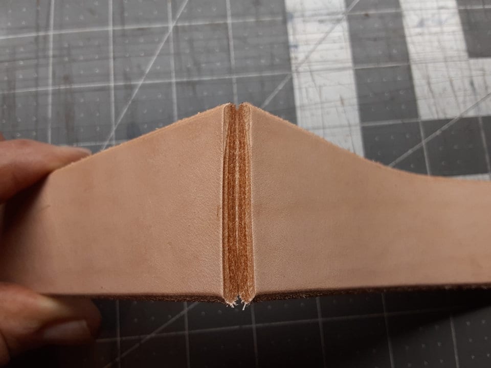 Hand Made Leather Belt - Brown Leather Belt