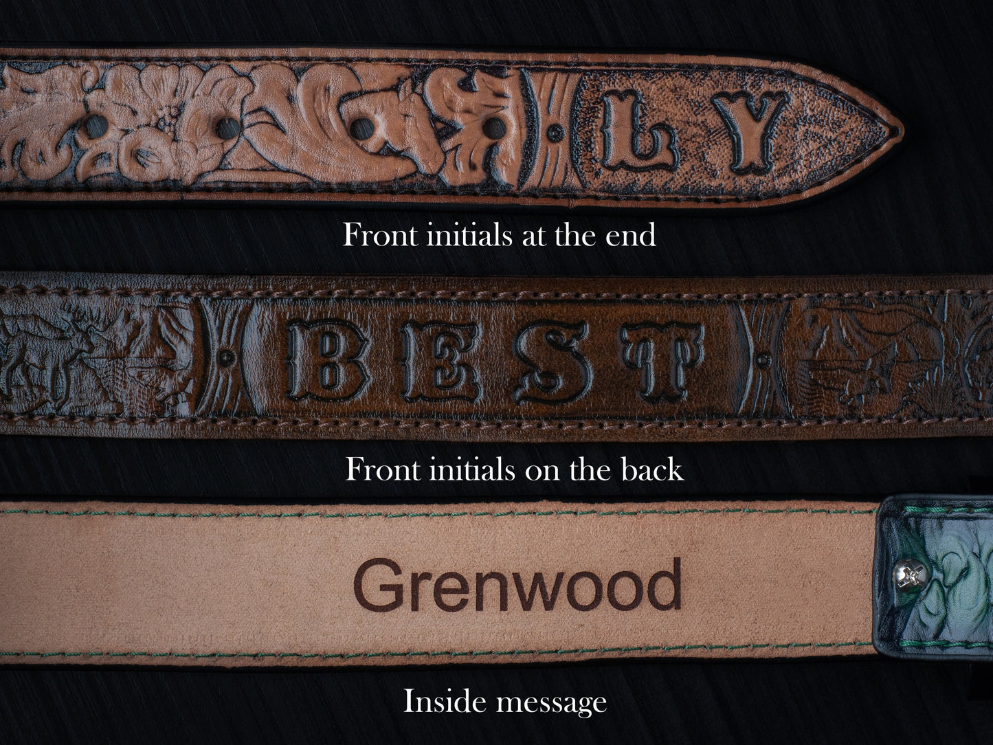 Personalized Leather Belt