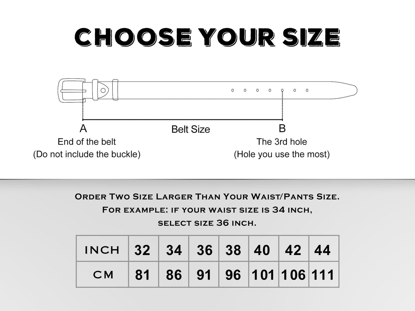 Personalized Leather Belt for Dad