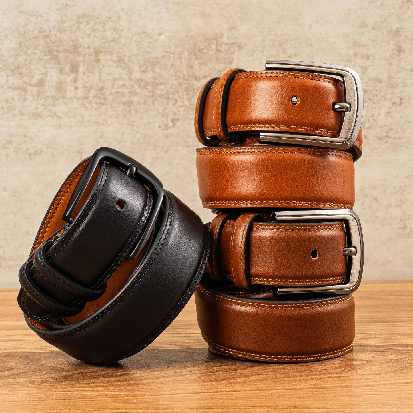 Personalized Leather Belt for Dad