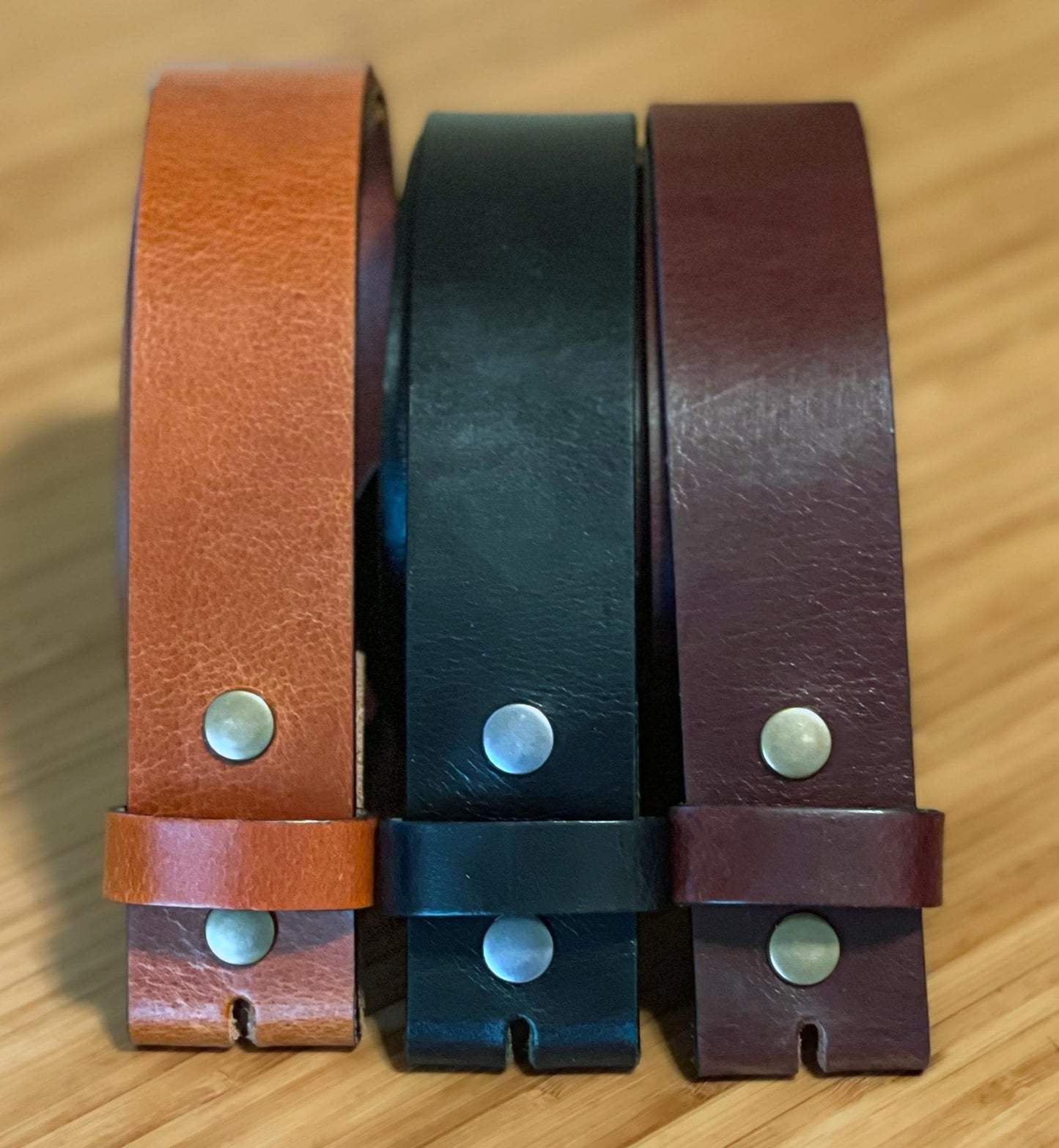 Leather Belt Strap - Full Grain Buffalo Leather