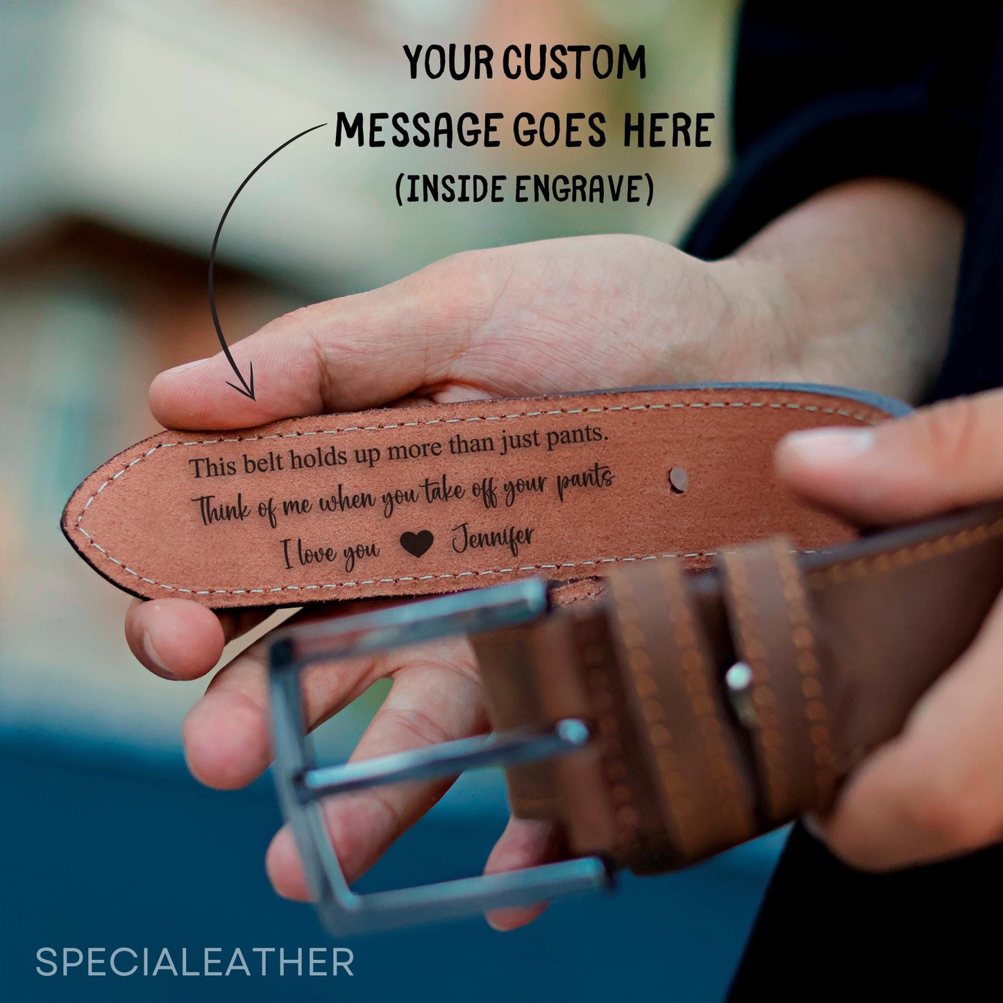 Handcrafted Custom Belt for Him