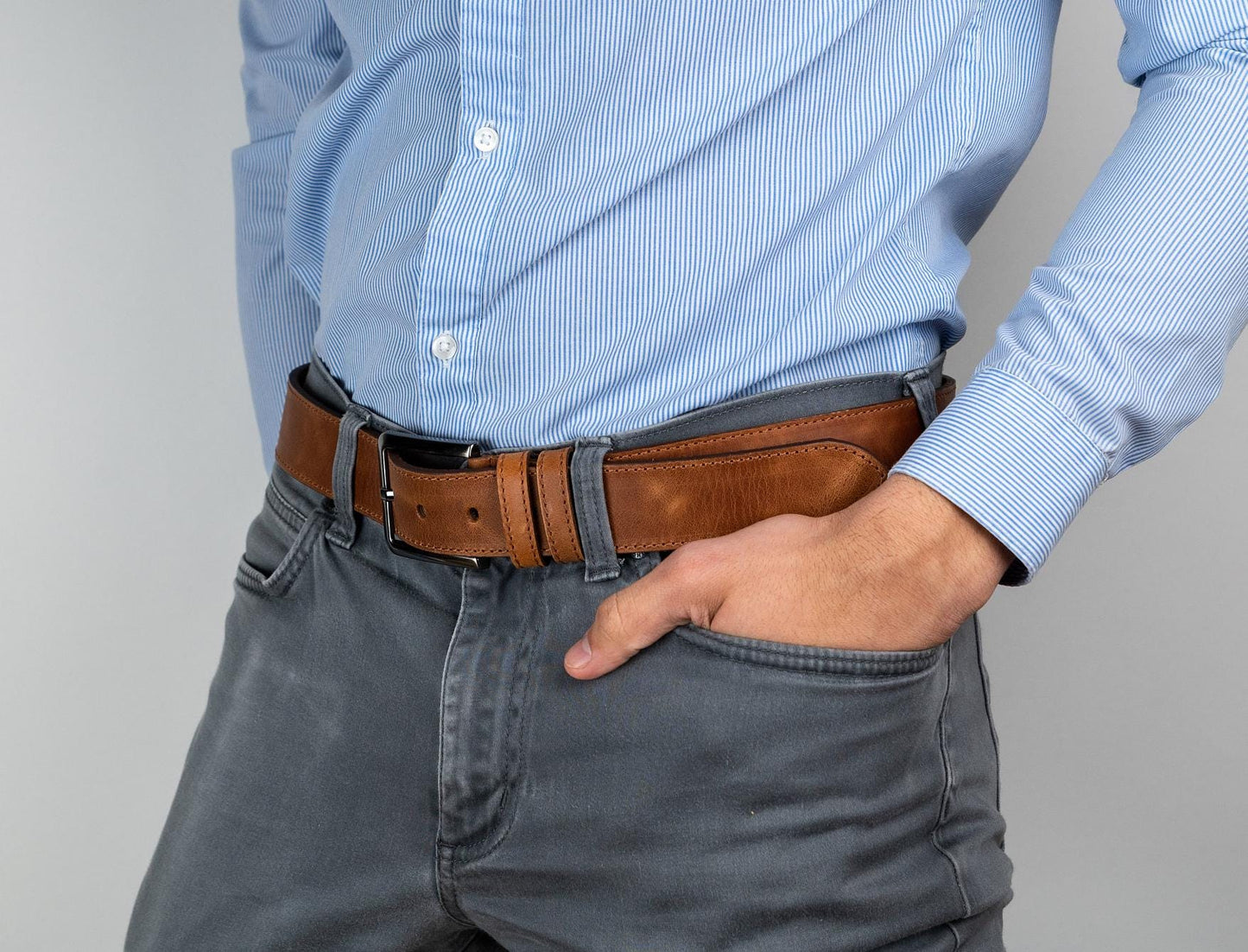 Personalized Leather Belt for Anniversary