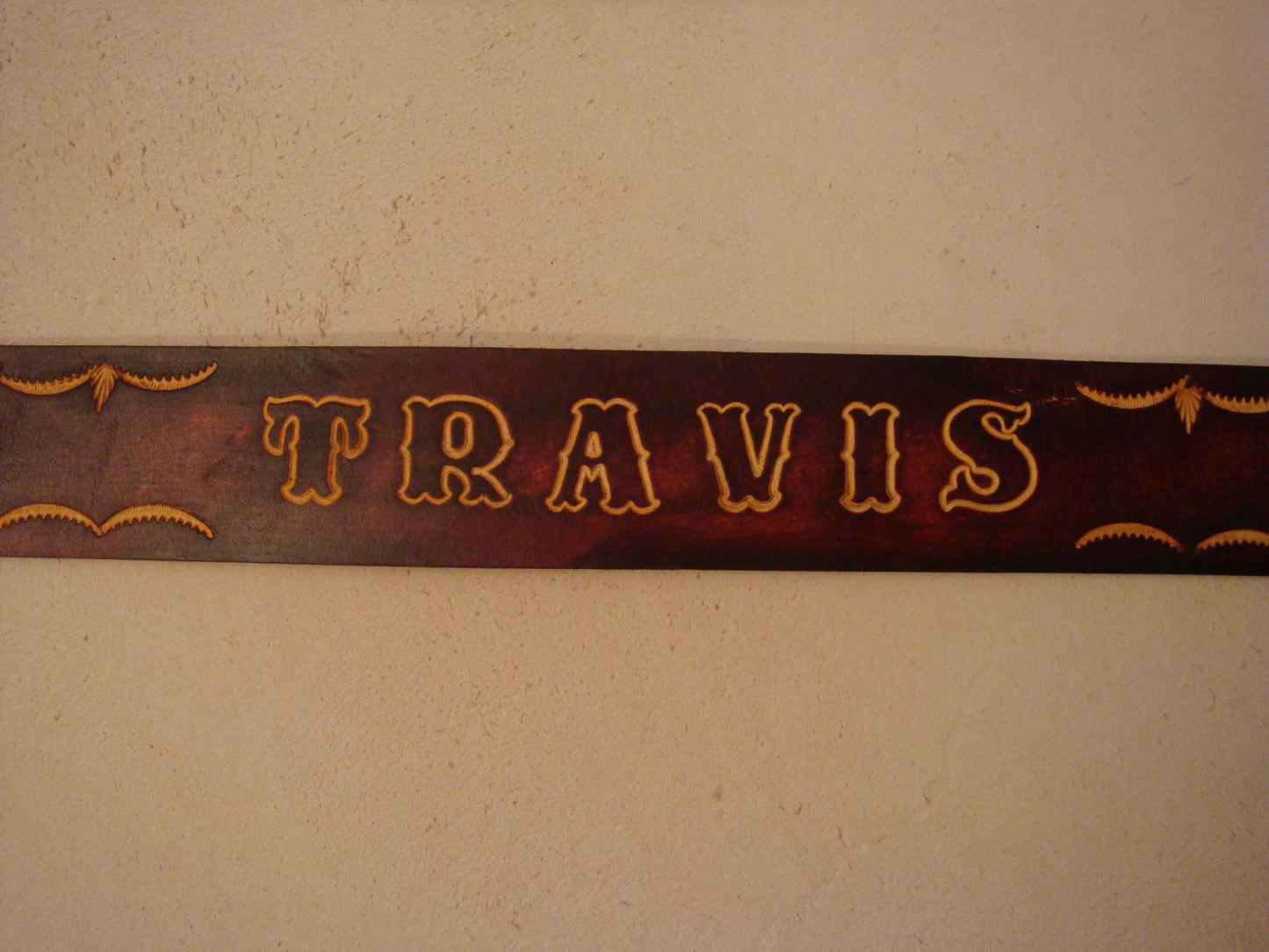 Custom Leather Belt - Tooled Leather Belt