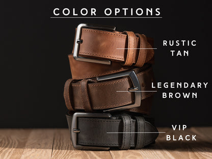 Personalized Leather Belt for Anniversary