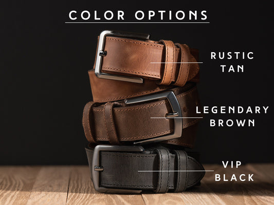 Personalized Leather Belt for Anniversary