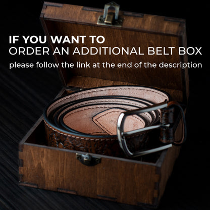 Personalized Leather Belt