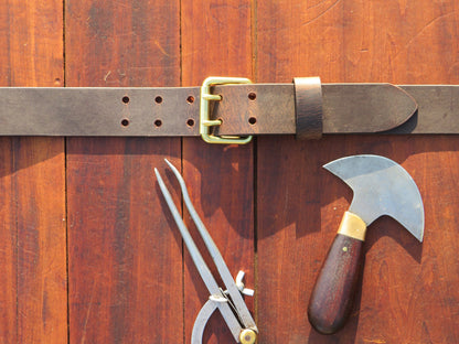 Custom Handcrafted leather belt