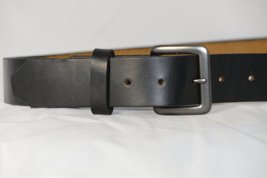 Horween Chromexcel Full grain Leather Belt Black