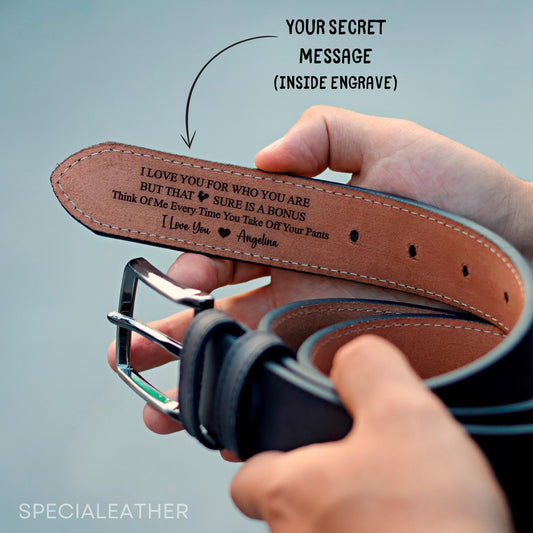 Handcrafted Custom Belt for Him