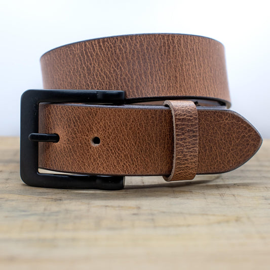 Premium Buffalo Leather Belt - Perfect Gift for Him