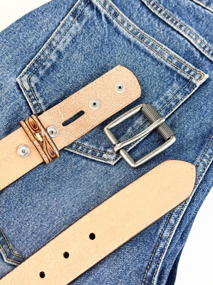 Men's Western Full Grain Genuine Leather Belt